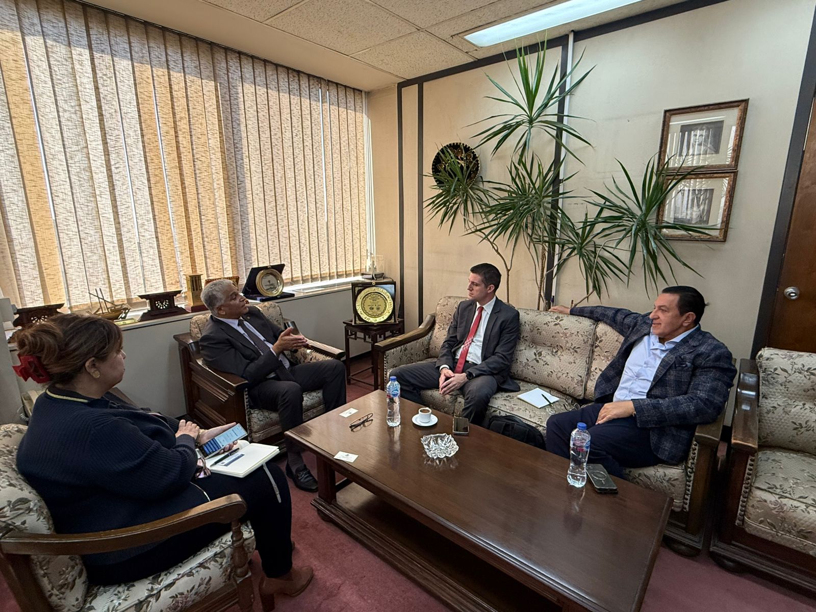 Meeting with the Head of Commercial and Economic Affairs at the Bulgarian Embassy in Cairo